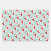 クリスマスラッピング紙シート ラッピングペーパーシート (正面2)