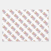 クリスマスラッピング紙シート ラッピングペーパーシート (正面3)