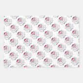 クリスマスラッピング紙シート ラッピングペーパーシート (正面)