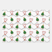 クリスマスラッピング紙シート ラッピングペーパーシート (正面3)