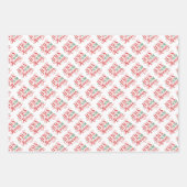 クリスマスラッピング紙シート ラッピングペーパーシート (正面)