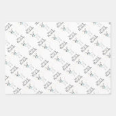 クリスマスラッピング紙シート ラッピングペーパーシート (正面2)