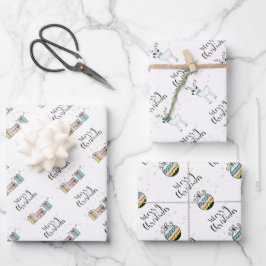 クリスマスラッピング紙シート ラッピングペーパーシート