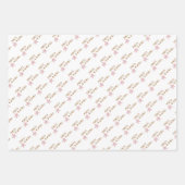 クリスマスラッピング紙シート ラッピングペーパーシート (正面2)