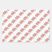 クリスマスラッピング紙シート ラッピングペーパーシート (正面)