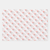 クリスマスラッピング紙シート ラッピングペーパーシート (正面)