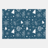 クリスマスラッピング紙シート ラッピングペーパーシート (正面)