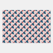 クリスマスラッピング紙シート ラッピングペーパーシート (正面3)