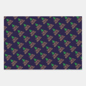 クリスマスラッピング紙シート ラッピングペーパーシート (正面2)