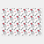 クリスマスラッピング紙シート ラッピングペーパーシート (正面2)