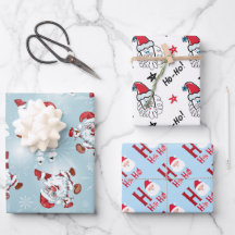 クリスマスラッピング紙シート