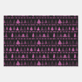 クリスマスラッピング紙セット3デザイン ラッピングペーパーシート (正面2)