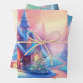 クリスマスラッピング紙セット3 ラッピングペーパーシート (インサイチュ)