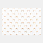 クリスマスラッピング紙セット ラッピングペーパーシート (正面3)