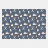 クリスマスラッピング紙セット ラッピングペーパーシート (正面)