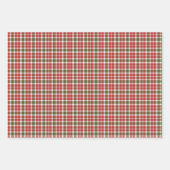 クリスマスラッピング紙フラットシートセット3 ラッピングペーパーシート (正面3)