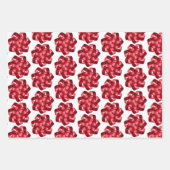 クリスマスラッピング紙フラットシートセット3 ラッピングペーパーシート (正面2)