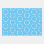 クリスマスラッピング紙フラットシートセット3 ラッピングペーパーシート (正面2)