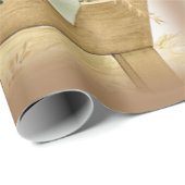 クリスマスラッピング紙メアリーベビーイエス ラッピングペーパー (ロールコーナー)