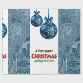 クリスマスラッピング紙メリークリスマス ラッピングペーパー (フラット)