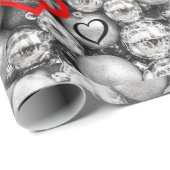 クリスマスラッピング紙ヴィンテージハート ラッピングペーパー (ロールコーナー)