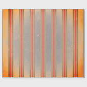 クリスマスラッピング紙動揺してストライプ ラッピングペーパー (フラット)