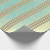 クリスマスラッピング紙動揺してストライプ ラッピングペーパー (角)