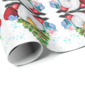 クリスマスラッピング紙格言とギフト ラッピングペーパー (ロールコーナー)