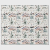 クリスマスラッピング紙30インチx 6足 ラッピングペーパー (フラット)