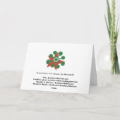クリスマスラッピング紙3 Seasons Card シーズンカード (裏面)