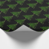 クリスマスラッピング紙 – オークリスマスツリー ラッピングペーパー (角)