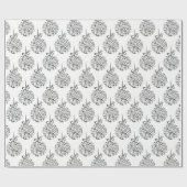 クリスマスラッピング紙-オーナメント ラッピングペーパー (フラット)