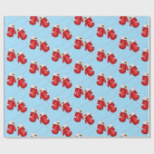 クリスマスラッピング紙 – ホリデーミッテンス ラッピングペーパー (フラット)