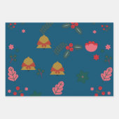 クリスマスラッピング紙 ラッピングペーパーシート (正面3)