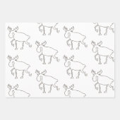 クリスマスラッピング紙 ラッピングペーパーシート (正面2)