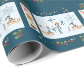 クリスマスラッピング紙 ラッピングペーパー (ロールコーナー)