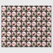 クリスマスラッピング紙 ラッピングペーパー (フラット)