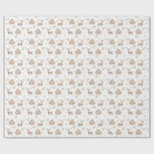 クリスマスラッピング紙 ラッピングペーパー (フラット)