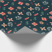クリスマスラッピング紙 ラッピングペーパー (角)