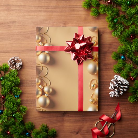 クリスマスラッピング紙 ラッピングペーパー (クリスマスギフト)