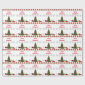 クリスマスラッピング紙 ラッピングペーパー (フラット)