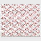 クリスマスラッピング紙 ラッピングペーパー (フラット)