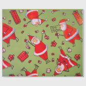 クリスマスラッピング紙 ラッピングペーパー (フラット)