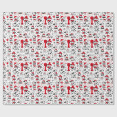 クリスマスラッピング紙 ラッピングペーパー (フラット)