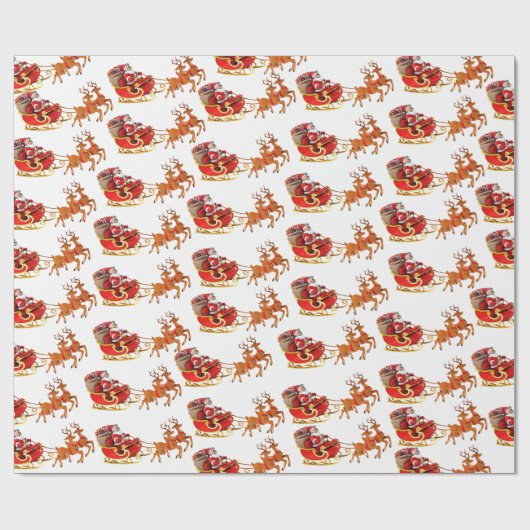 クリスマスラッピング紙 ラッピングペーパー (フラット)