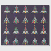 クリスマスラッピング紙 ラッピングペーパー (フラット)