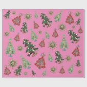 クリスマスラッピング紙 ラッピングペーパー (フラット)