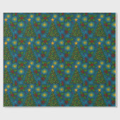 クリスマスラッピング紙 ラッピングペーパー (フラット)