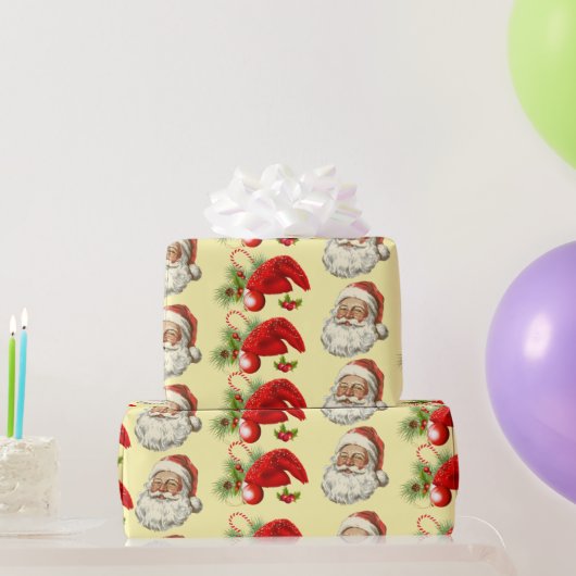 クリスマスラッピング紙 ラッピングペーパー (パーティーギフト)