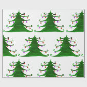 クリスマスラッピング紙 ラッピングペーパー (フラット)